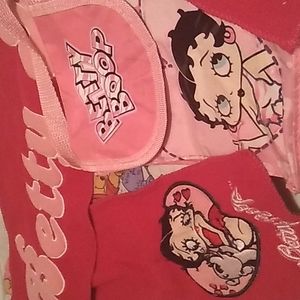 Betty boop scarf and little purse